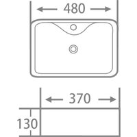 Умывальник Roxen Lex 570185
