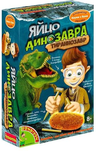 

Набор для опытов Bondibon Науки с Буки Яйцо динозавра ВВ1357