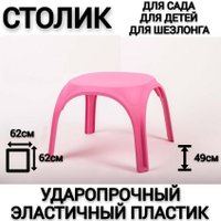 Детский стол Импласт 15357 (розовый)