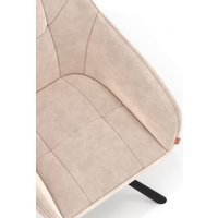 Стул Памир Босс F06 поворотный (светло-бежевый/черная опора)