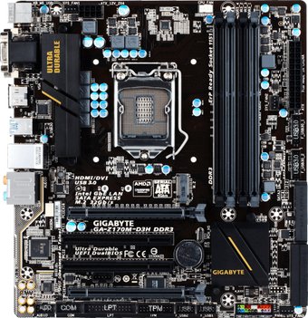 Gigabyte GA-Z170M-D3H DDR3 (rev. 1.0)