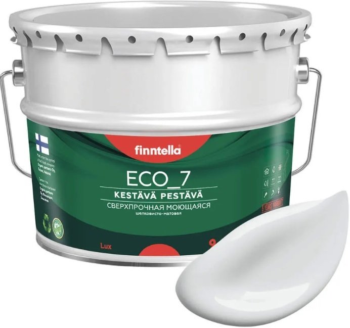 

Краска Finntella Eco 7 Platinum F-09-2-9-FL064 9 л (бело-серый)
