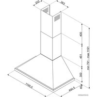 Кухонная вытяжка Smeg KPF12BL