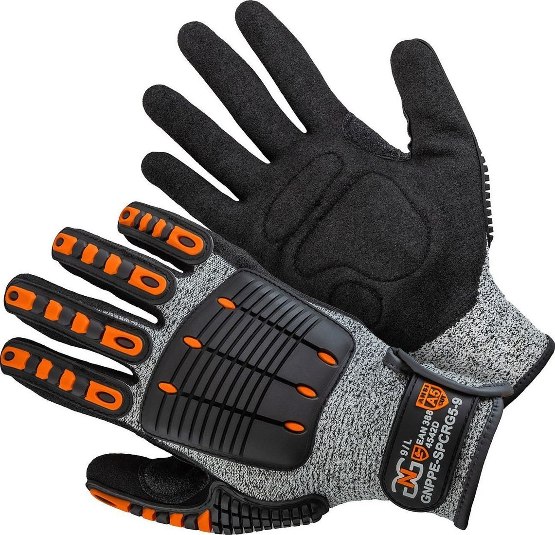 Нейлоновые перчатки GNG GNPPE-SPCRG5 9/L