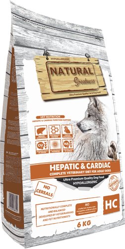 Сухой корм для собак Natural Greatness Hepatic-Cardiac 6 Кг