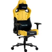 Игровое (геймерское) кресло Evolution Nomad PRO Cyberpunk Bloodhound (черный/желтый)