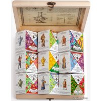  Сугревъ Коллекция из 9 чаев в деревянной шкатулке 225 г