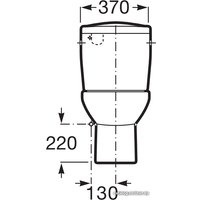 Унитаз напольный Roca Victoria [342399000] (без сиденья)