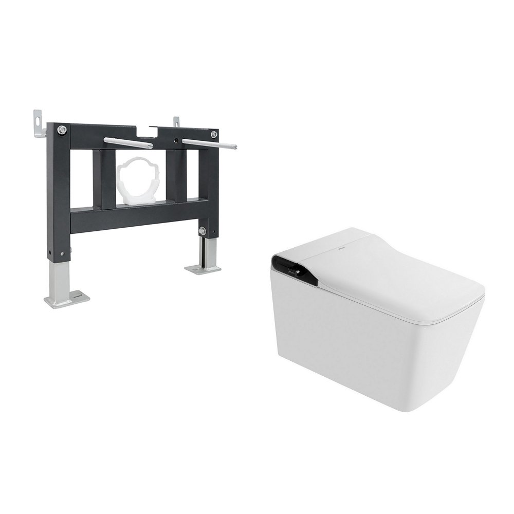 

Унитаз подвесной Abber Bequem AC1215S-AC0101P (с импульсным смывом)