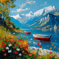 Алмазная мозаика  Феникс+ Лето в Норвегии 71387