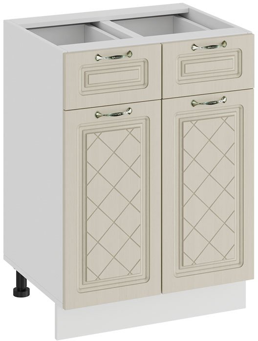 

Шкаф напольный Трия Бьянка 1Н6Я1 (белый/дуб ваниль)