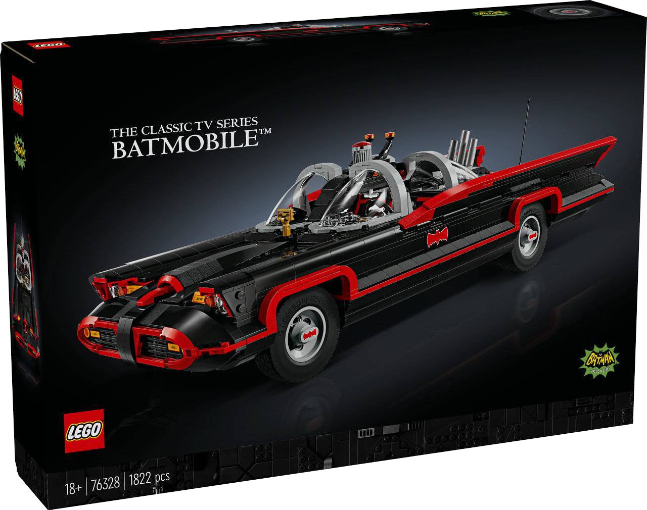 Конструктор LEGO Batman 76328 Классический телесериал Бэтмобиль