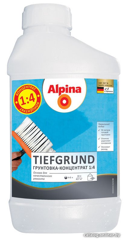Акриловая грунтовка Alpina Tiefgrund (1 л)