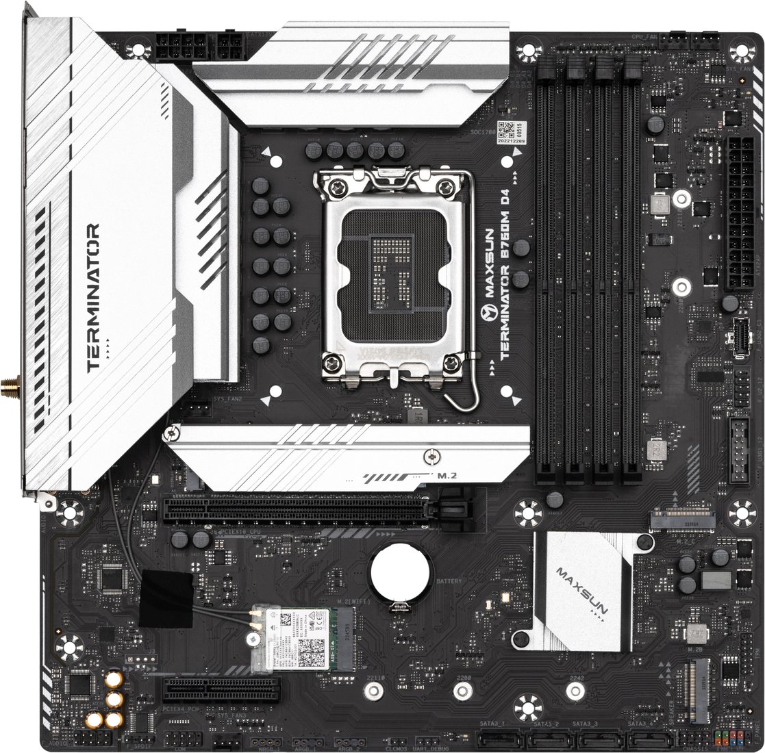 

Материнская плата Maxsun Terminator B760M D4 WIFI6E