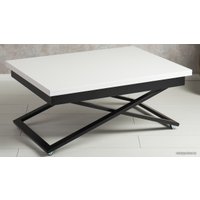 Стол-трансформер Levmar Accord D78/S53 (белый/черный)