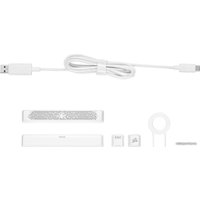 Клавиатура Corsair K65 RGB Mini 60% (белый, Cherry MX Speed, нет кириллицы)