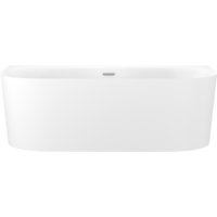 Ванна Wellsee Collaro 170x80 28910101R (пристенная ванна белый глянец, экран, ножки, сифон-автомат хром)