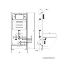 Унитаз подвесной Aquatek Амадео AQ1180-00+INS-0000012+KKI-0000002+KDI-0000012