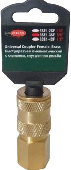 

Фитинг RockForce Быстроразъем пневмат с клап внутр резьба 3/8" RF-BSE1-4SF