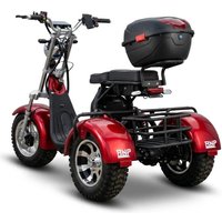 Электроскутер BNP City Trio 300 (красный)