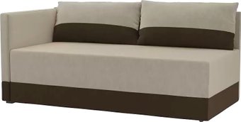 Лига диванов Никас 105199 (левый, бежевый/коричневый)