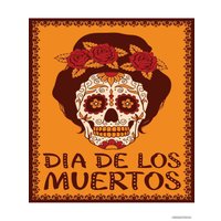 Фартук JoyArty Dia delos muertos ap_9767