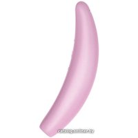 Вакуумный стимулятор клитора Satisfyer Curvy 3+ с ДУ 4001890 (розовый)