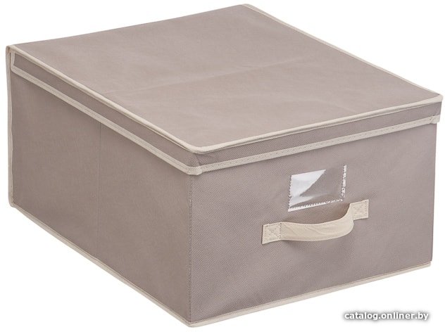 Коробка для хранения Handy Home Вельвет 50x40x25 AH-08 (серый)