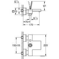 Смеситель Grohe Eurocube Joy 23666000