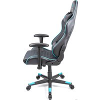Игровое (геймерское) кресло Evolution Tactic 1 (черный/голубой)