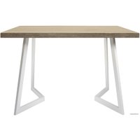 Кухонный стол Buro7 Уиллис 110 (классика, дуб беленый/белый)