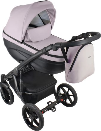 Универсальная коляска Bexa Ideal Eco IE 07(2 в 1, черный/пудра кожа)