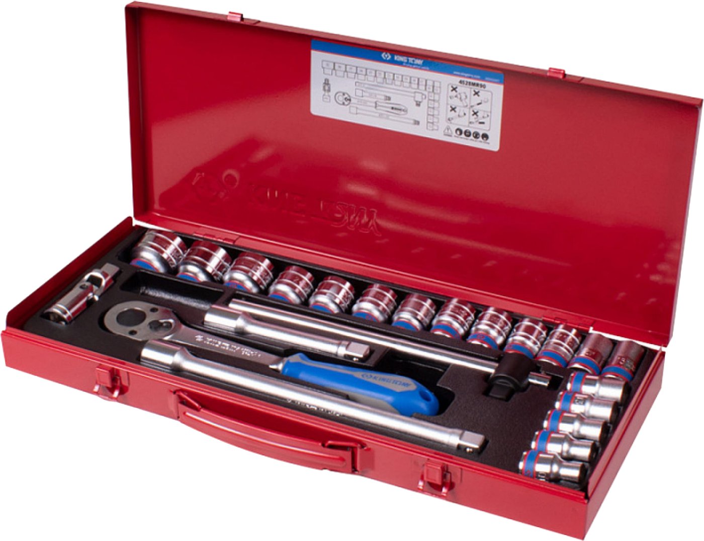 

Универсальный набор инструментов King Tony 4528MR90 (23 предмета)