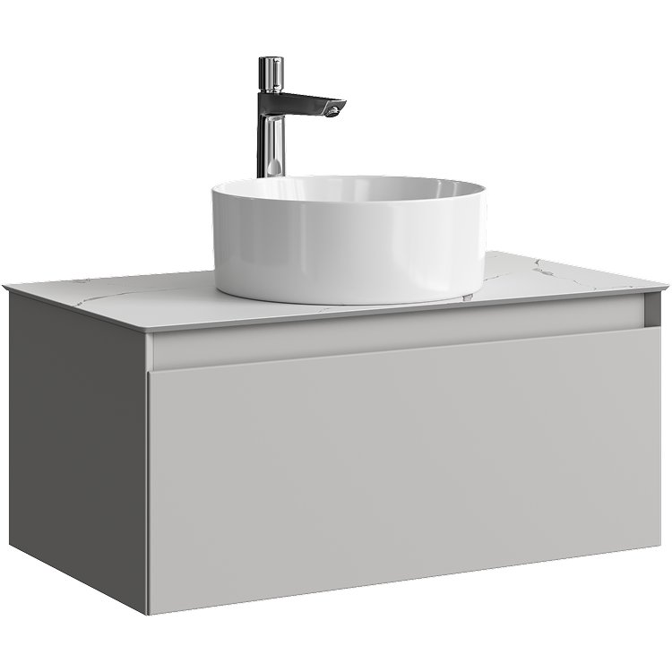 

Aqwella Тумба под умывальник Geometria GE01081ST+STG814X476MW