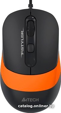 Мышь A4Tech Fstyler FM10 (черный/оранжевый)