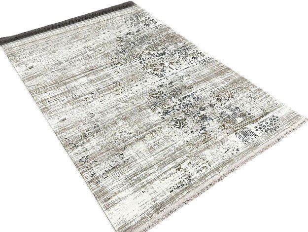 

Ковер для жилой комнаты Radjab Carpet Валенсия Прямоугольник 10570RK 0.8x1.5 (cream/vizon)