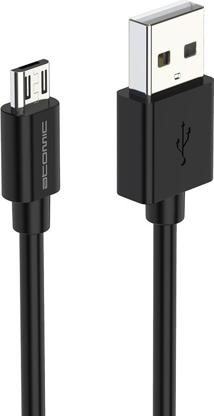Кабель Atomic HQ-Base 30.240 USB Type-A - microUSB (1 м, черный)