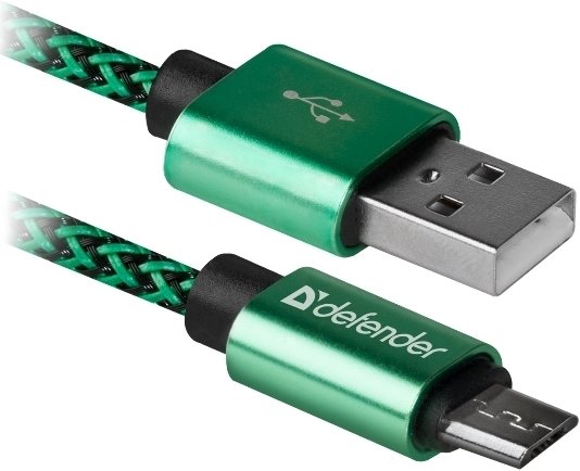 

Кабель Defender USB08-03T Pro (зеленый)