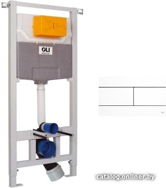 Инсталляция для унитаза OLI OLI120 Plus Механика + Slim (белый)