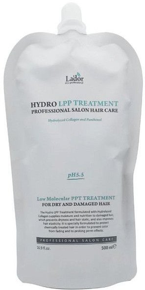 

Маска La'dor Hydro Lpp Treatment Pouch 500 мл