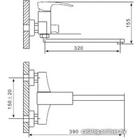 Смеситель Gappo G2207