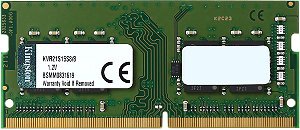 

Оперативная память Kingston ValueRam 8GB DDR4 PC4-17000 SO-DIMM [KVR21S15S8/8]