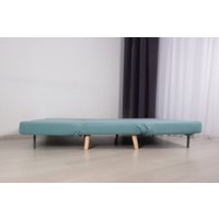 Диван DiArt Элли 1400 (велюр Selfie aquamarine/ножки светлые)