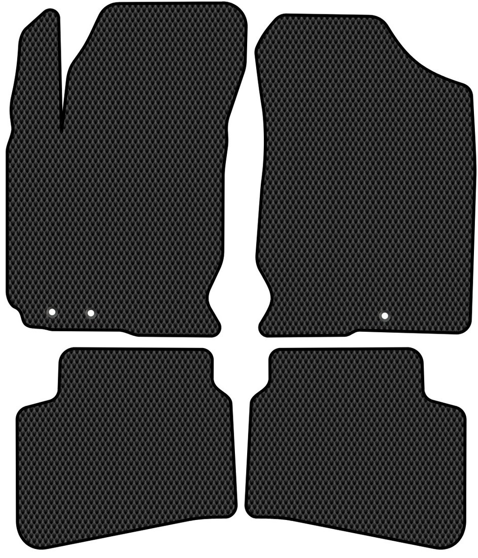 

Комплект ковриков для авто Alicosta Kia Ceed I (универсал, хэтчбек 5 дв / ED) 2006 - 2012 (черный, ромб)