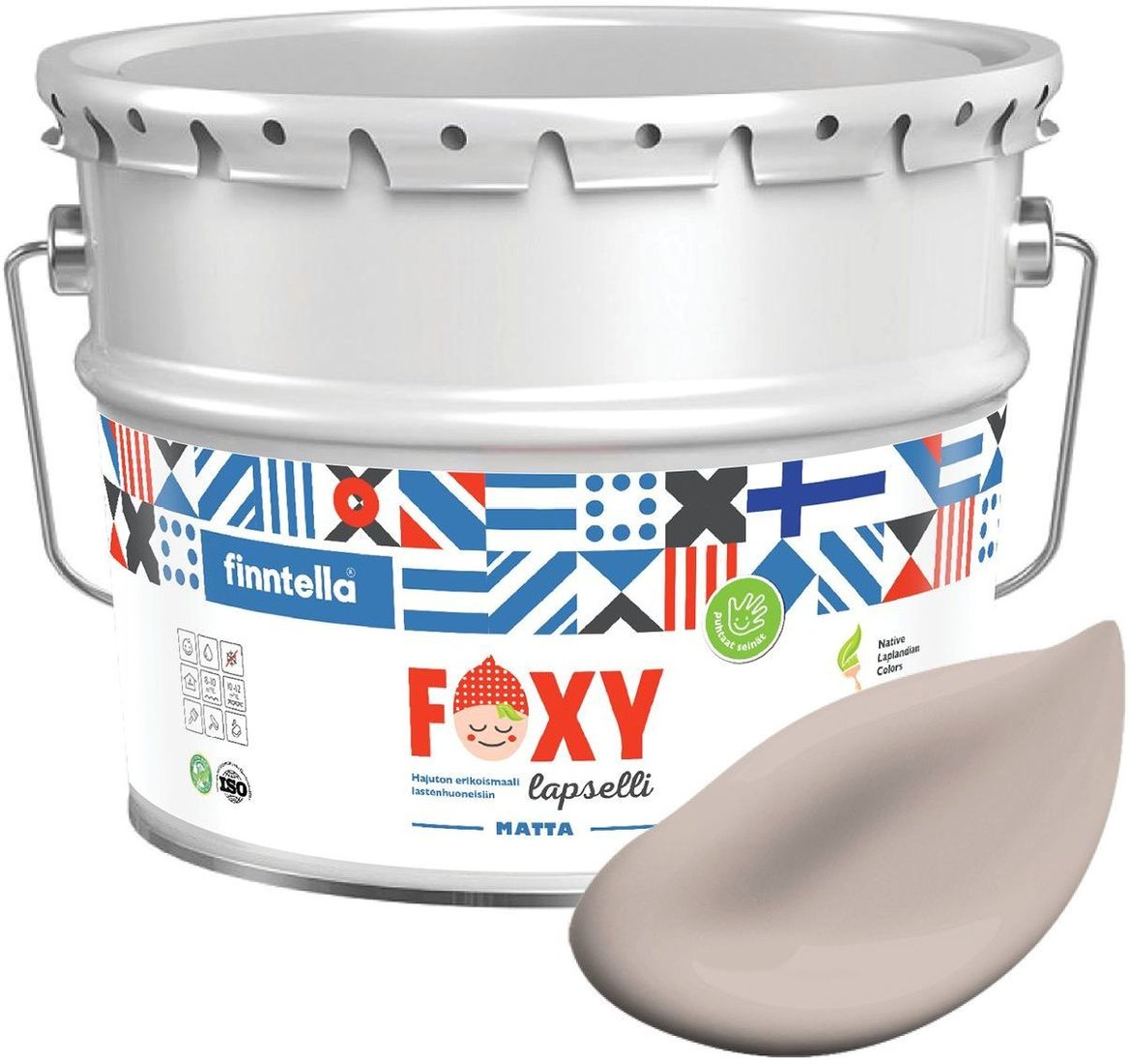 

Краска Finntella Foxy Lapselli Matte Nopo F-50-1-9-FL212 9 л (бежевый)
