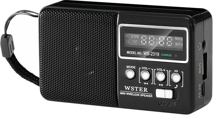 Радиоприемник Wster WS-2319 (черный)