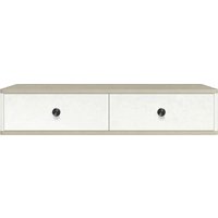 Туалетный столик без зеркала Shtabe Royal 5310 эко (макиато/р.черная)