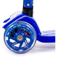 Двухколесный детский самокат Полесье Со складной ручкой 0072C 94438 (синий)