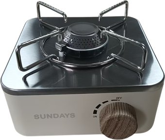 Туристическая плита Sundays ZD-1003-S (белый)