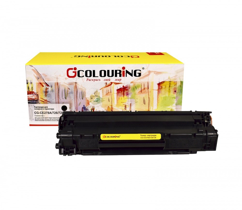 

Картридж Colouring CG-CE278A/726/728 (аналог Canon Cartridge 726, Canon Cartridge 728, HP 78A (CE278A))